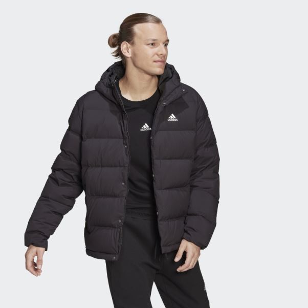 Doudoune à Capuche Helionic Noir Adidas