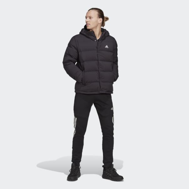 Doudoune à Capuche Helionic Noir Adidas