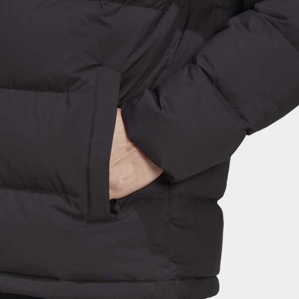Doudoune à Capuche Helionic Noir Adidas