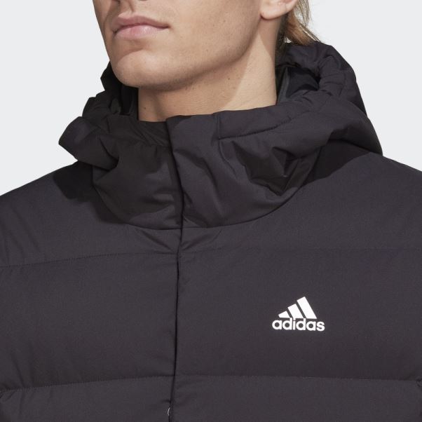 Doudoune à Capuche Helionic Noir Adidas