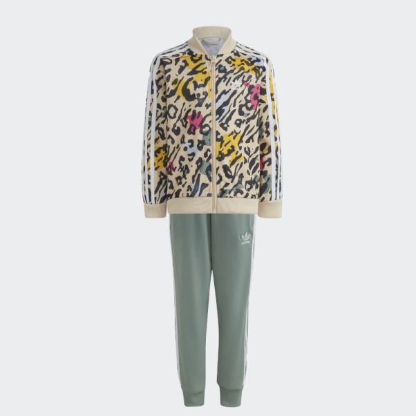 Adidas Ensemble Sst Imprimé Animal Multicolore