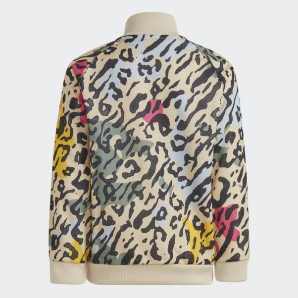 Adidas Ensemble Sst Imprimé Animal Multicolore
