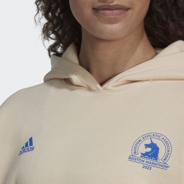 Sweat à Capuche De Course Adidas Boston Qualifié 23 Sable