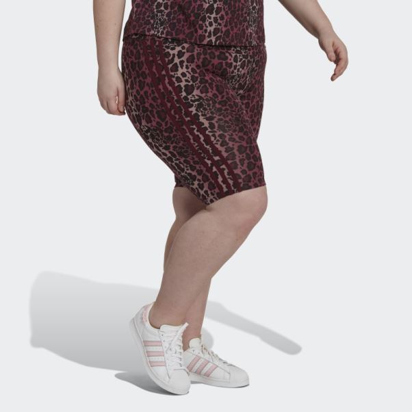 Collants Courts Adidas Bike Marron (grande Taille)
