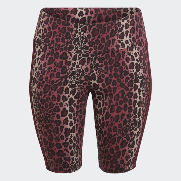 Collants Courts Adidas Bike Marron (grande Taille)