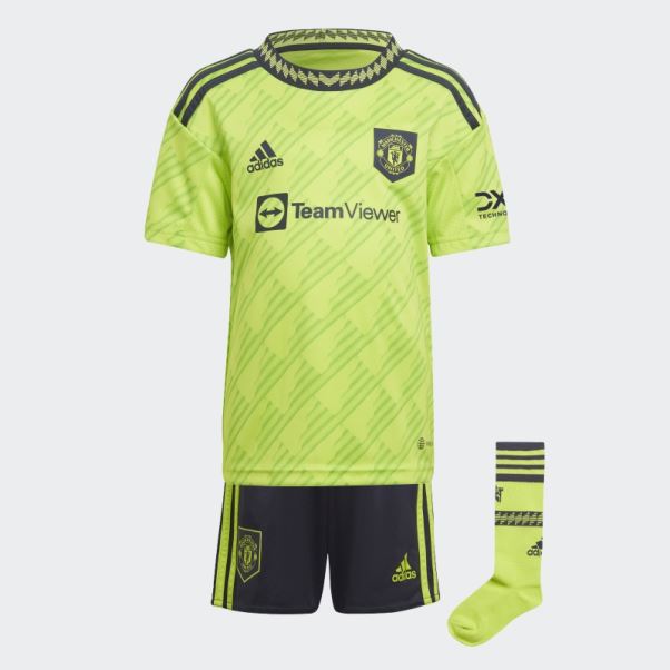 Adidas Slime Manchester United 22/23 Troisième Mini Kit