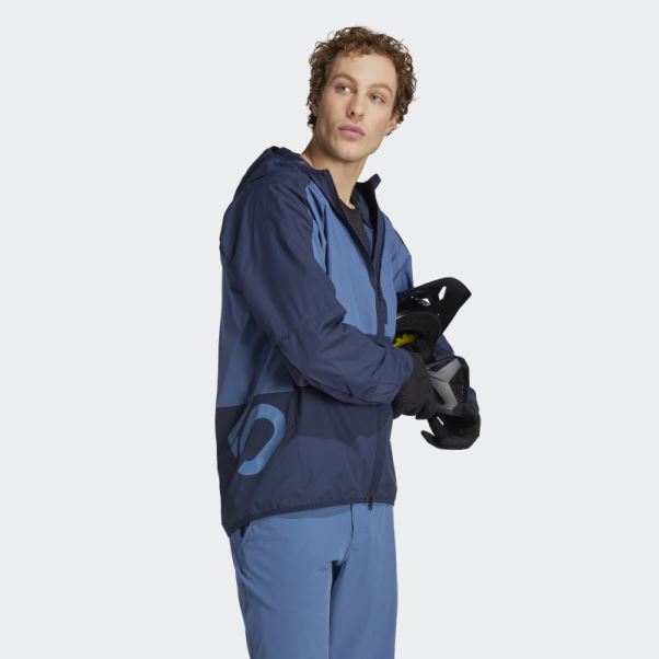 Veste Coupe-vent Adidas Five Ten Acier