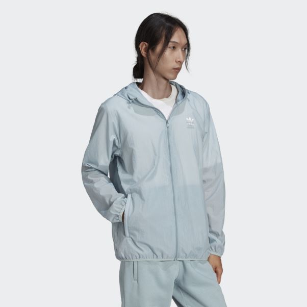Adidas Coupe-vent Adicolor Essentials Trèfle Gris