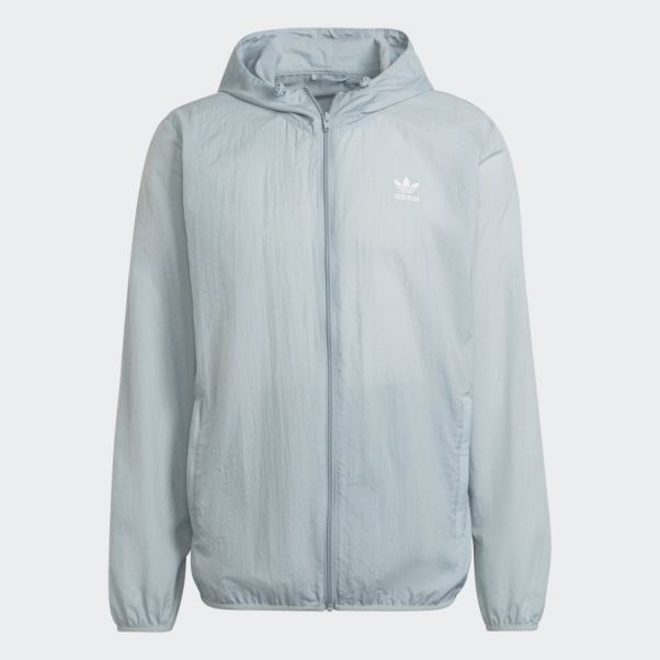 Adidas Coupe-vent Adicolor Essentials Trèfle Gris