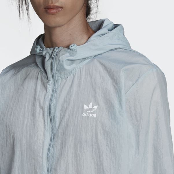 Adidas Coupe-vent Adicolor Essentials Trèfle Gris