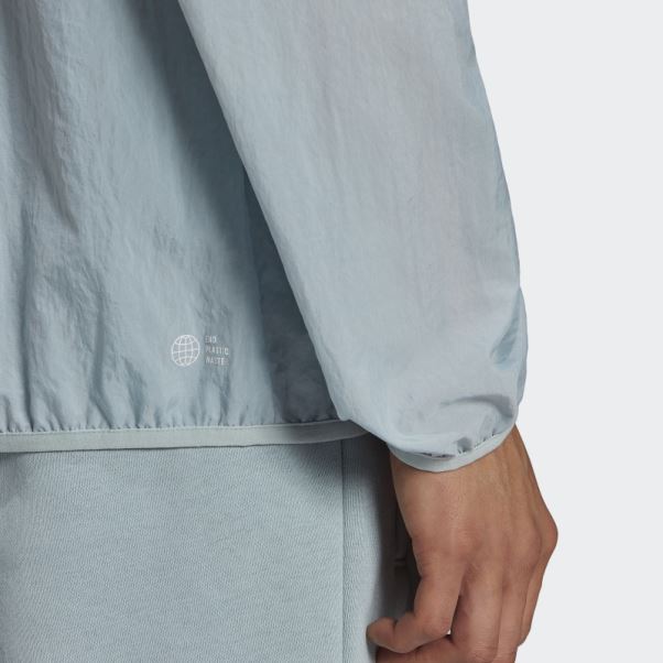 Adidas Coupe-vent Adicolor Essentials Trèfle Gris