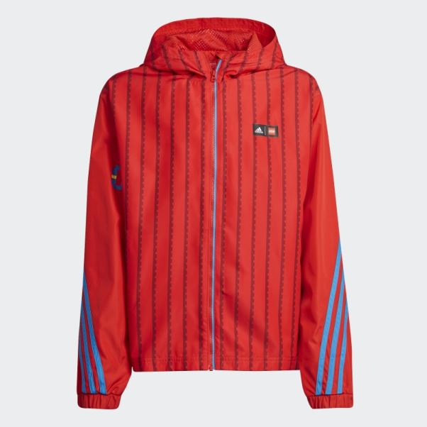 Adidas X Classic Lego Coupe-vent Rouge Fashion