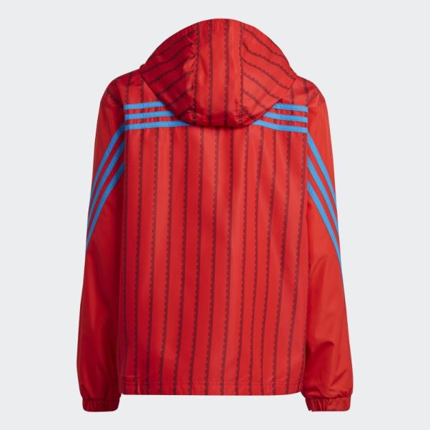 Adidas X Classic Lego Coupe-vent Rouge Fashion