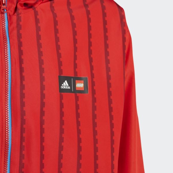 Adidas X Classic Lego Coupe-vent Rouge Fashion
