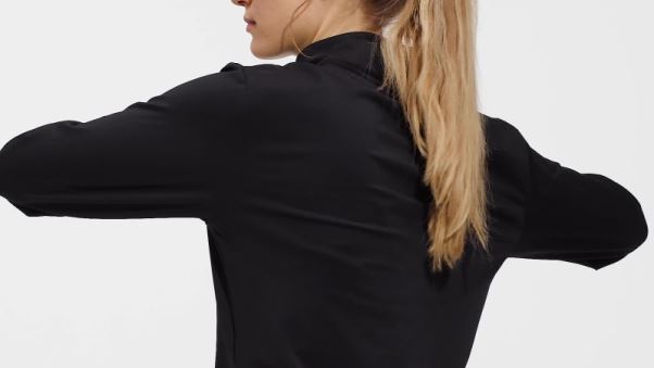 Adidas Techfit Aeroready Warm Maillot D'entraînement à Quart De Zip Noir