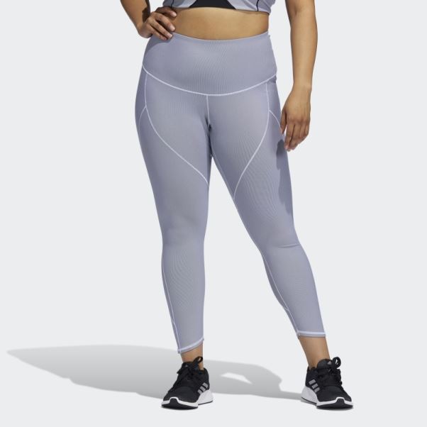 Collants Adidas Yoga Primeblue 7/8 Noirs (grande Taille)