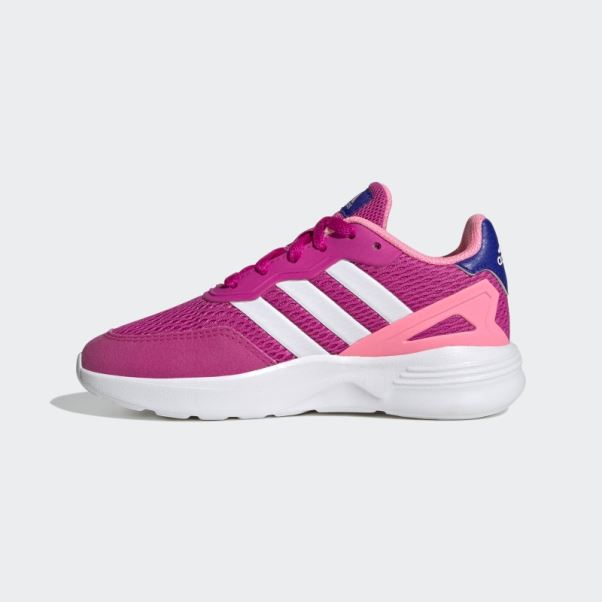 Adidas Fuchsia Nebzed Lifestyle Chaussures De Course à Lacets