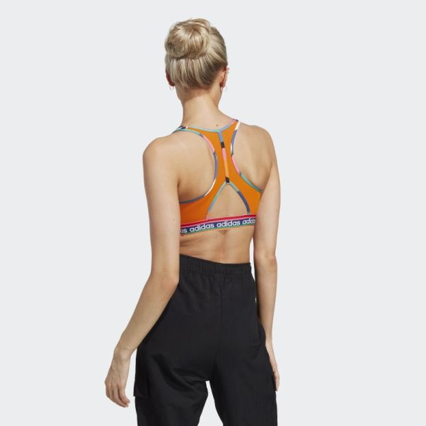 Soutien-gorge à Maintien Moyen Adidas X Farm Rio Fashion Bold Green
