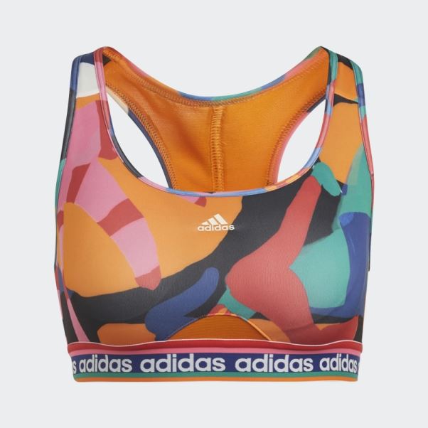 Soutien-gorge à Maintien Moyen Adidas X Farm Rio Fashion Bold Green