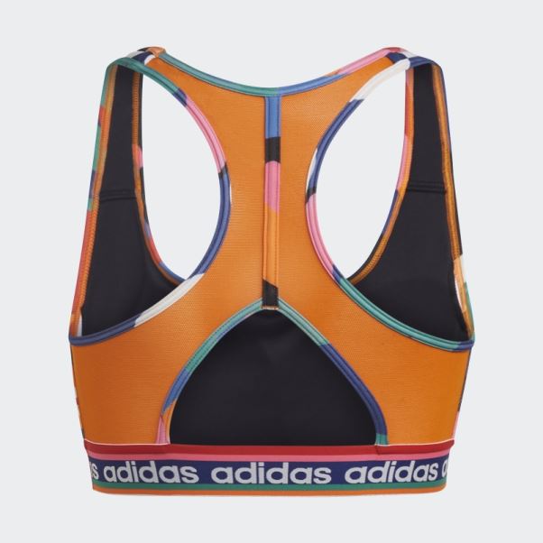 Soutien-gorge à Maintien Moyen Adidas X Farm Rio Fashion Bold Green
