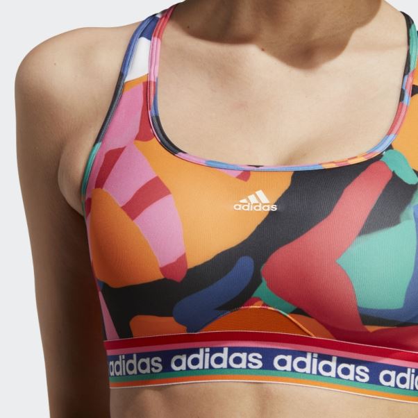 Soutien-gorge à Maintien Moyen Adidas X Farm Rio Fashion Bold Green