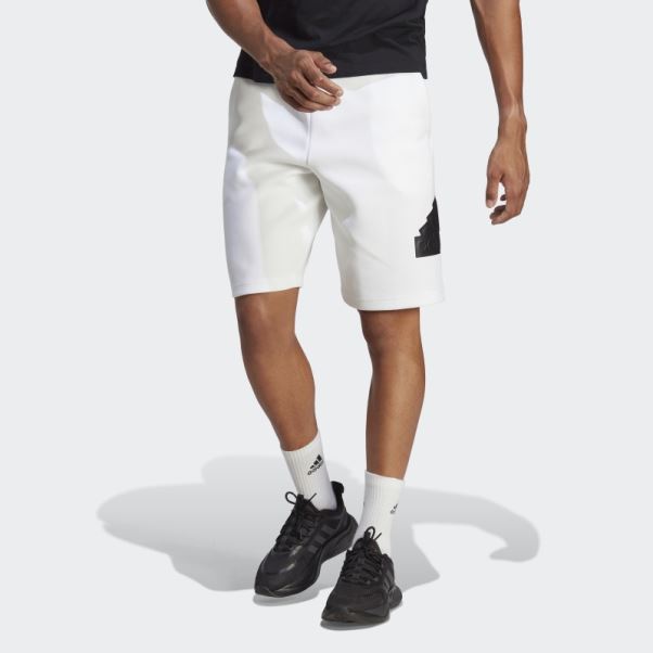 écusson Future Icons Blanc De Short De Sport Adidas