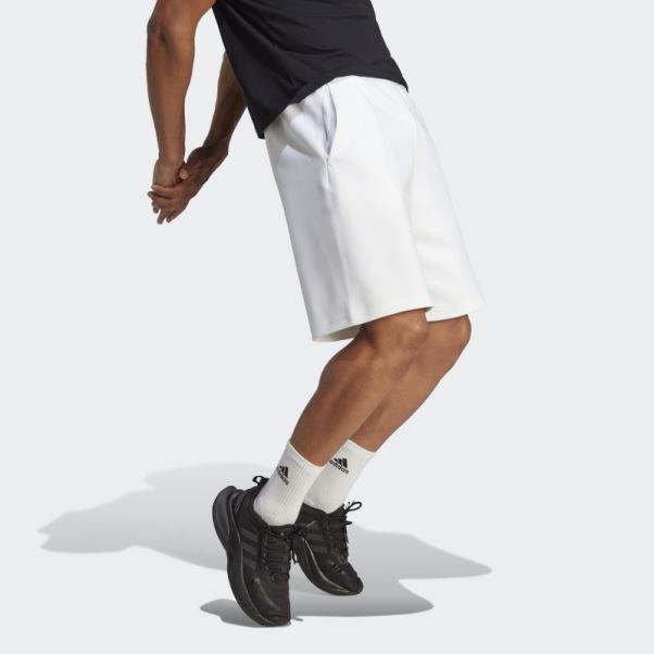 écusson Future Icons Blanc De Short De Sport Adidas