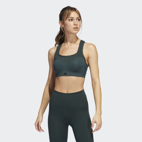 Soutien-gorge à Maintien élevé Adidas Tlrd Impact Training Vert