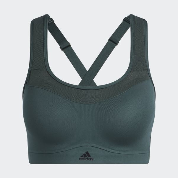Soutien-gorge à Maintien élevé Adidas Tlrd Impact Training Vert