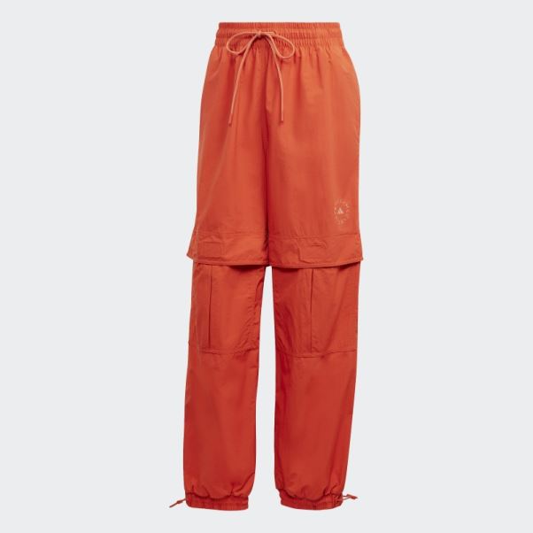 Adidas By Stella Mccartney Truecasuals Pantalon De Survêtement Uni Tissé Cayenne Brûlé