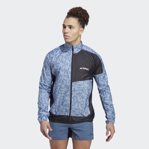 Terrex Trail Running Coupe-vent Bleu Aube Adidas