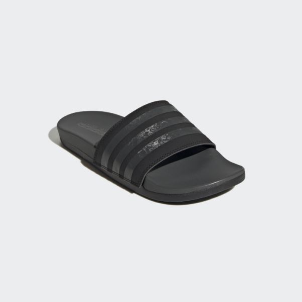 Adidas Adilette Comfort Slides Noir/gris