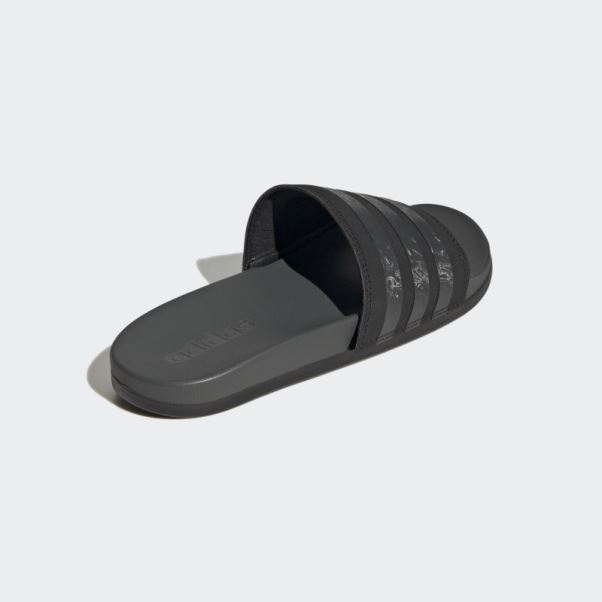 Adidas Adilette Comfort Slides Noir/gris