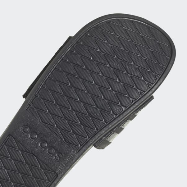 Adidas Adilette Comfort Slides Noir/gris