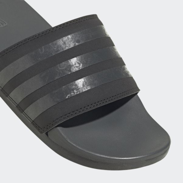 Adidas Adilette Comfort Slides Noir/gris
