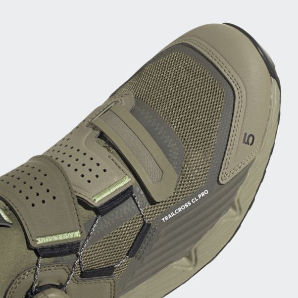 Adidas Olive 5.10 Trailcross Pro Chaussures De Vélo De Montagne Clip-in