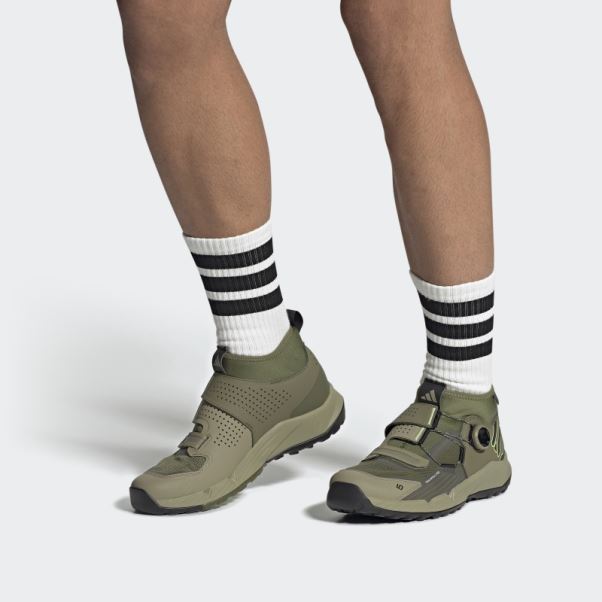 Adidas Olive 5.10 Trailcross Pro Chaussures De Vélo De Montagne Clip-in