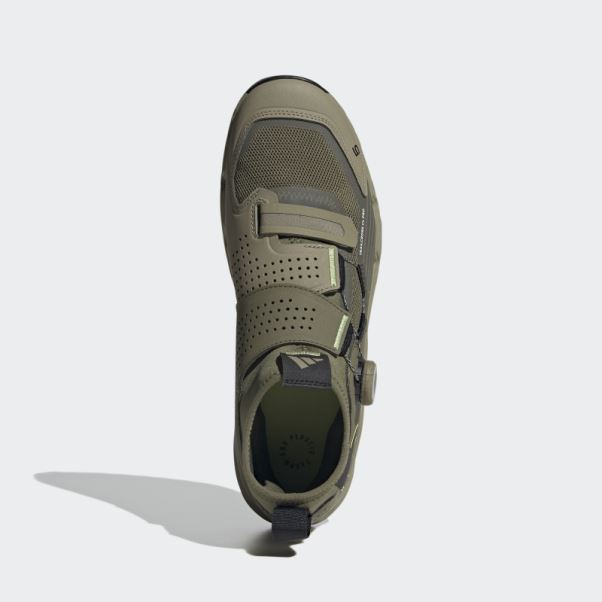 Adidas Olive 5.10 Trailcross Pro Chaussures De Vélo De Montagne Clip-in
