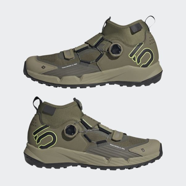 Adidas Olive 5.10 Trailcross Pro Chaussures De Vélo De Montagne Clip-in