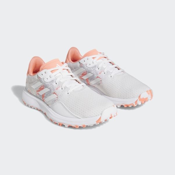 Adidas S2g Sl Chaussures De Golf Blanc