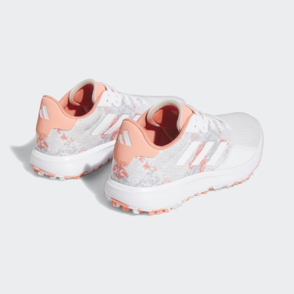 Adidas S2g Sl Chaussures De Golf Blanc
