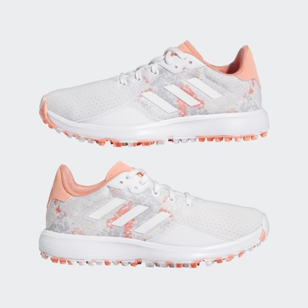 Adidas S2g Sl Chaussures De Golf Blanc