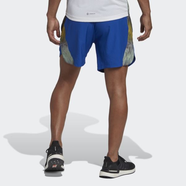 Bleu Royal Conçu Pour Le Mouvement Short D'entraînement Graphique Aeroready Hiit Adidas