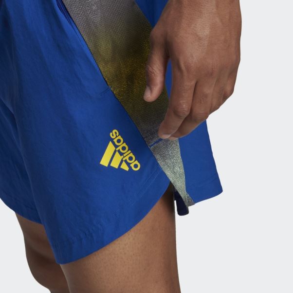 Bleu Royal Conçu Pour Le Mouvement Short D'entraînement Graphique Aeroready Hiit Adidas