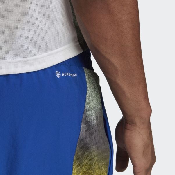 Bleu Royal Conçu Pour Le Mouvement Short D'entraînement Graphique Aeroready Hiit Adidas