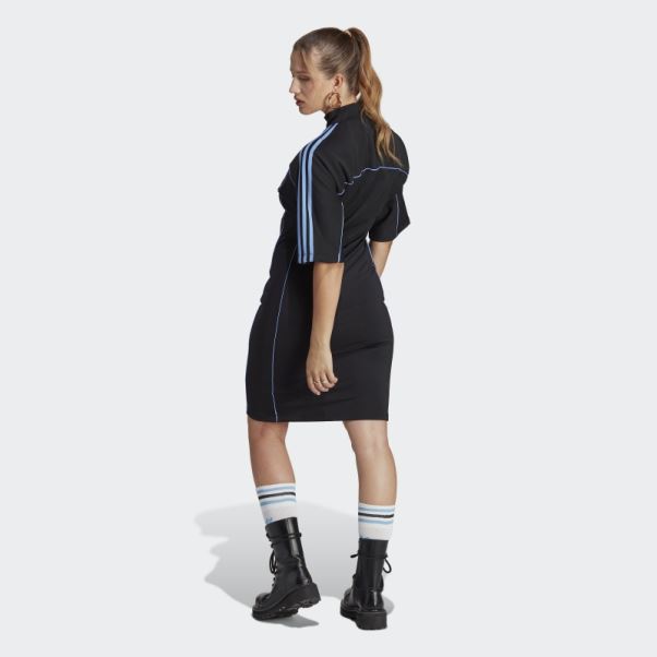Robe Ajustée Coupe Ajustée Adidas Noir