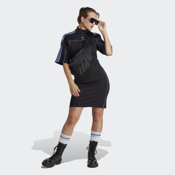 Robe Ajustée Coupe Ajustée Adidas Noir