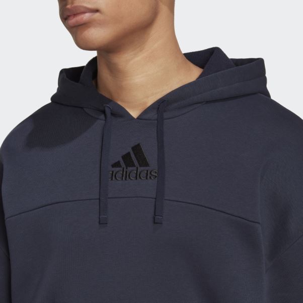 Sweat à Capuche Adidas Studio Lounge Fleece Encre