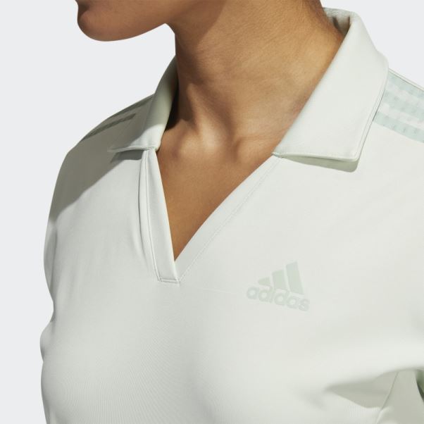 Robe De Golf Verte à 3 Bandes Adidas