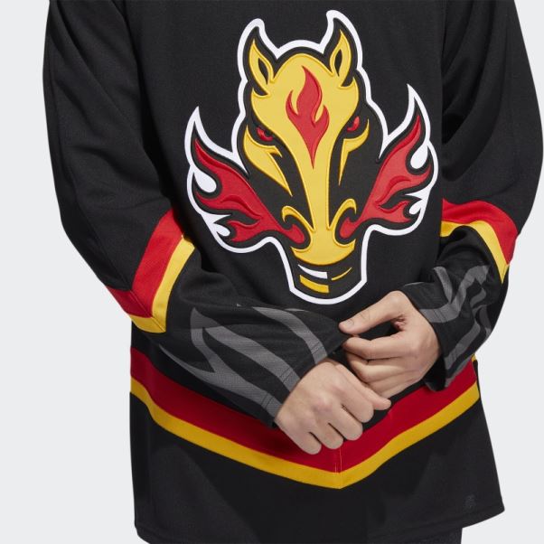 Maillot Third Flames Noir Adidas Authentique